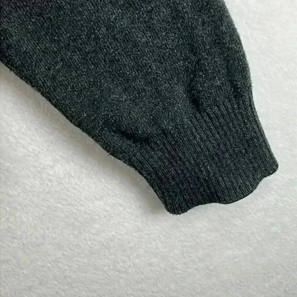 Grayson & Dunn Men’s Sweater Large Gray V-Neck Pullover 100% Cotton - Picture 7 of 9